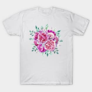 Beautiful soft pink peonies T-Shirt